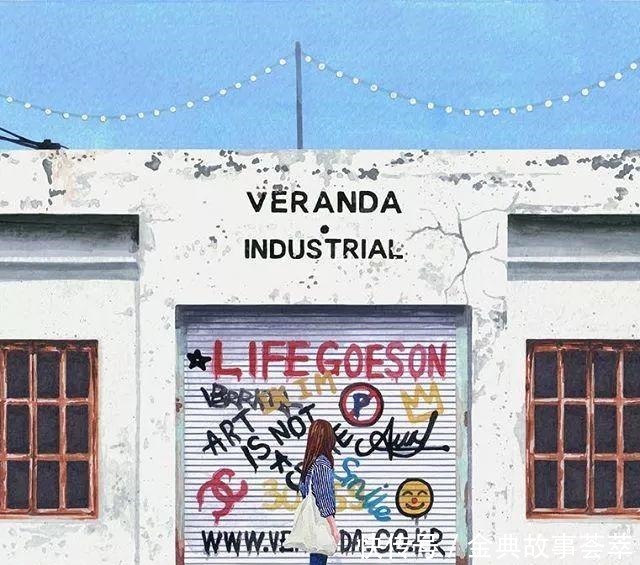  头像|ins上超养眼的清新插画，想换头像的来~