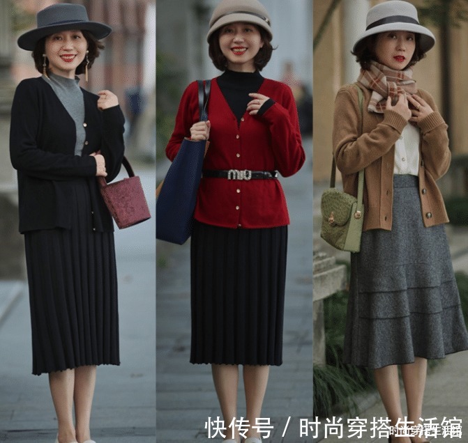 面料|中年女人秋天别穿一身黑，今年流行这样穿，时髦减龄还显气质