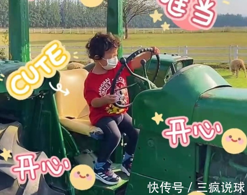 富人|女排名将远嫁泰国,3岁混血儿子开拖拉机兜风,家住曼谷富人区