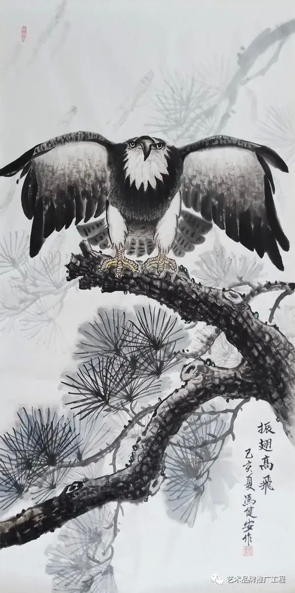 艺术!冯健安---当代杰出书画名家作品展