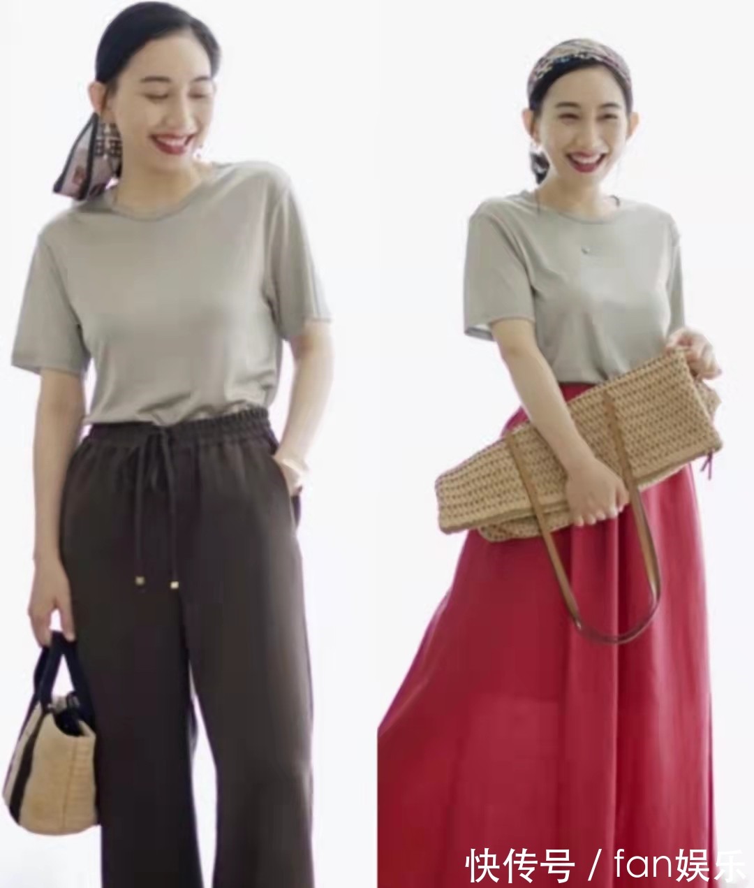 t恤 秋季多穿这4种“基础款”,一衣多穿实用又优雅,适合中年矮个子!