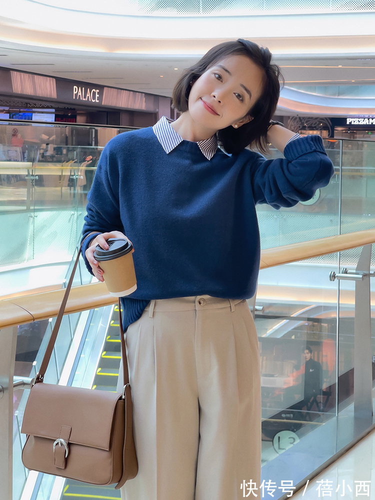 羊毛衫|奔三奔四的女人建议多“叠穿”,搭配公式和好看的款式,都在这里