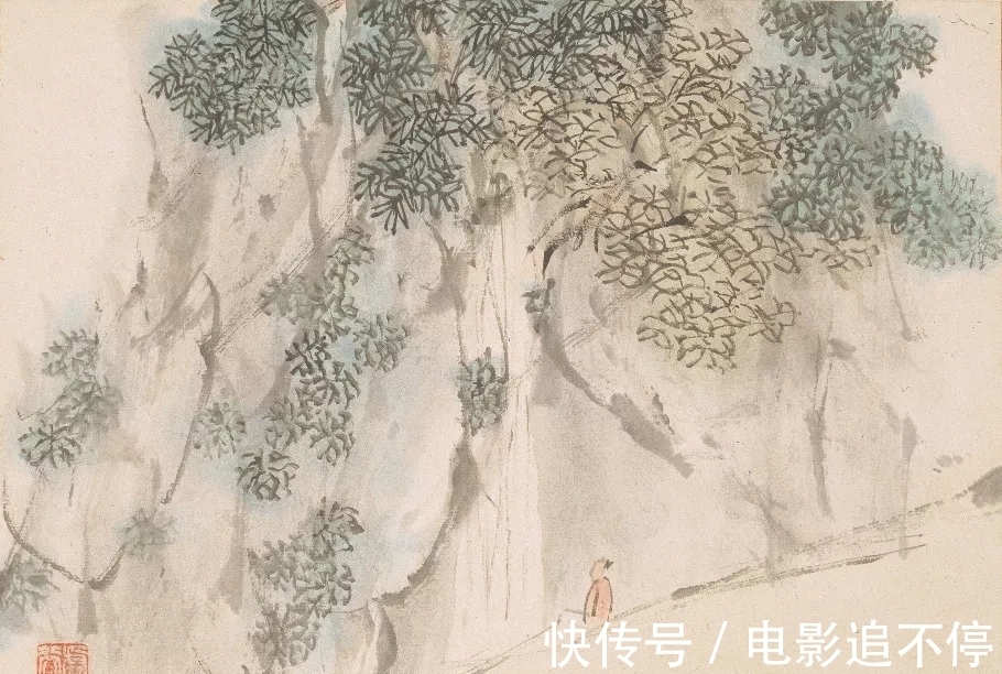 山水画@惜墨如金|虚谷山水画,难得一见!
