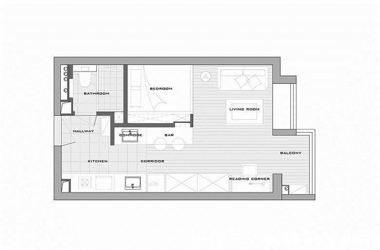 两居|10万打造30㎡小蜗居,华丽变身两室精美舒适美宅,设计师太厉害了