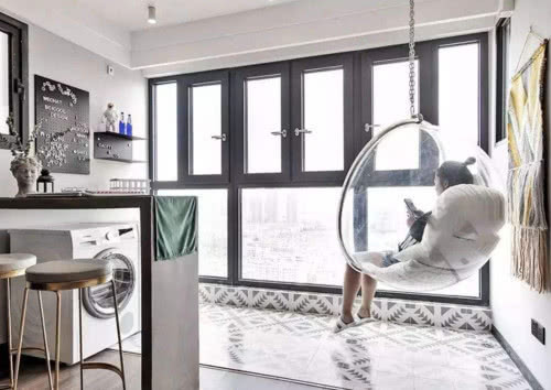 阳台上|客厅阳台不要做隔断了,有钱人家都喜欢这种设计,回家立马这样装