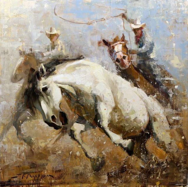 马克汉姆$动物锦集,加拿大画家杰里·马克汉姆作品欣赏