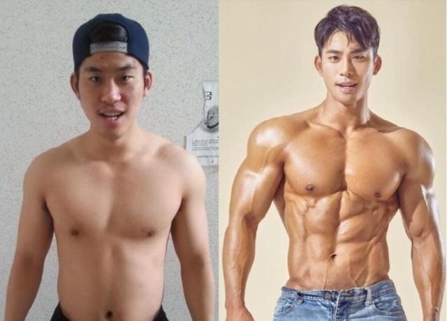 身材|健身前后同样是170斤,身材却发生大变化,网友:健身真的很重要