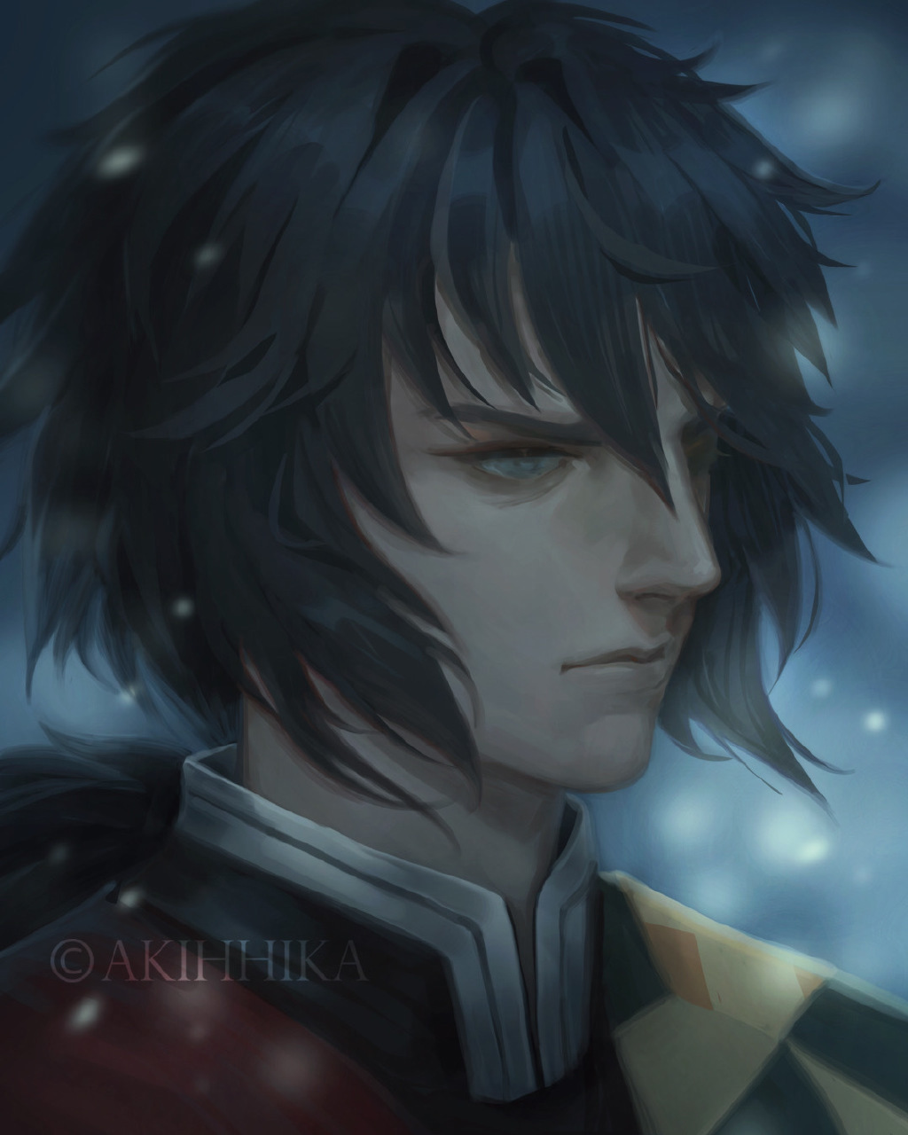 祢豆子|用写实画风打开鬼灭之刃,伊之助颜值崩坏,被蛇柱的眼神帅到了