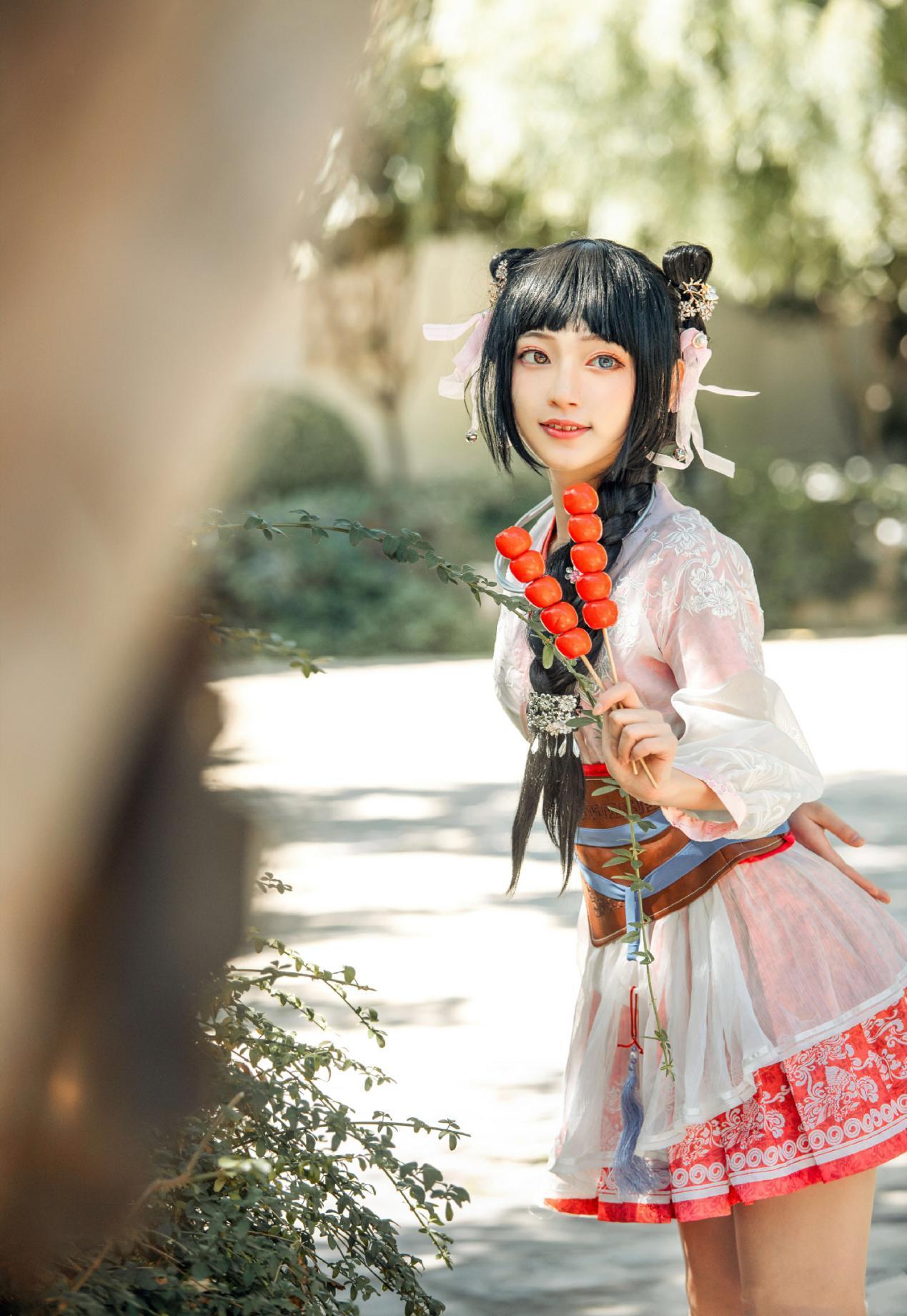 九公主|少年锦衣卫九公主cos,花苞小髻可爱娇俏,两套造型俏皮又温婉