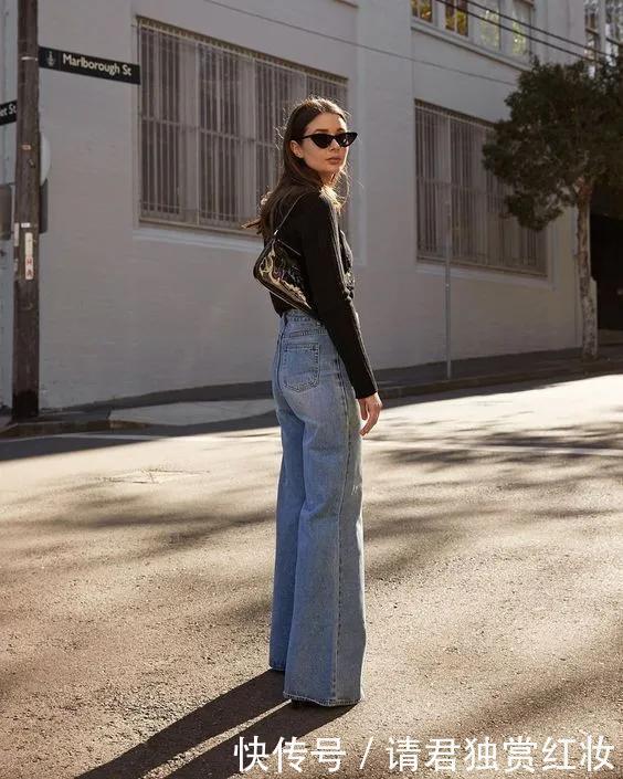 直筒牛仔裤|什么样的牛仔裤,能让腿粗的女生都爱不释手