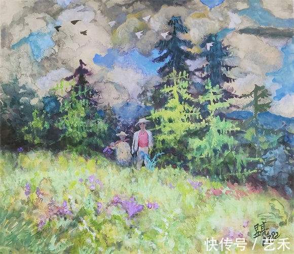 水墨丹青!德艺双馨人民艺术家陆昱亮献礼——建党100周年专题报道