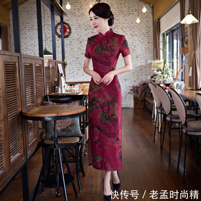 连衣裙 中国的国粹,经典的旗袍,尽显女人的温婉善良