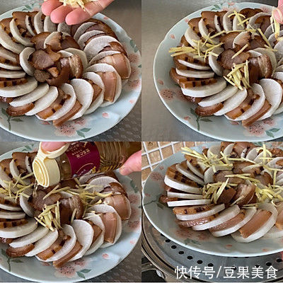 腊肉肥|#一口新年味，全家享佳味#腊肉蒸萝卜