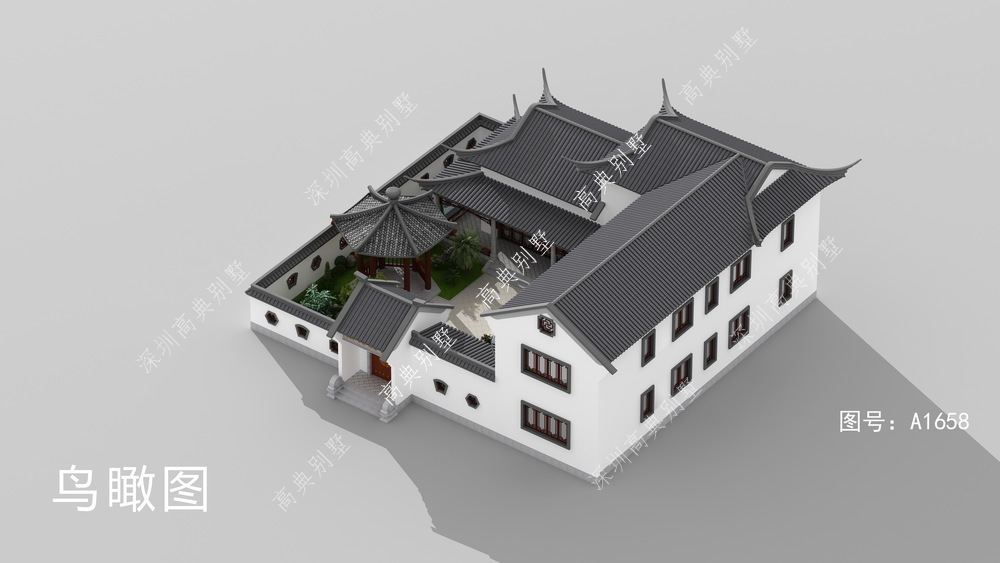 别墅|这款两层新中式别墅,非常受欢迎,适合您居住的农村别墅。