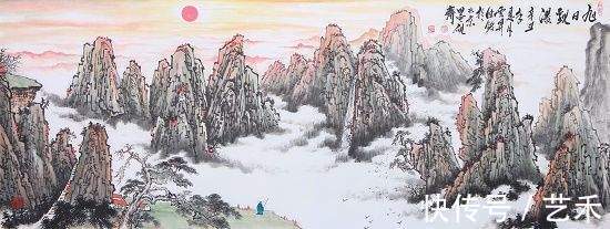 北京奥运!著名画家赵德铭(赵银湖,字雲昇)丨咫尺万里、醉墨淋漓