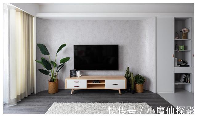 客厅|这是我见过最有温度的北欧风，110㎡，清甜简约中透露着高级感！