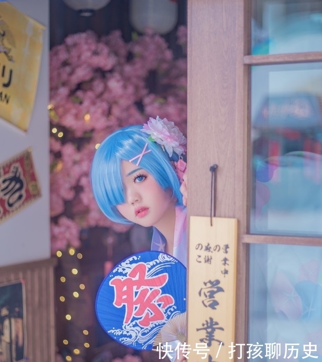 蕾姆|如果真爱有颜色,那么一定是蓝色!——蕾姆 浴衣cosplay