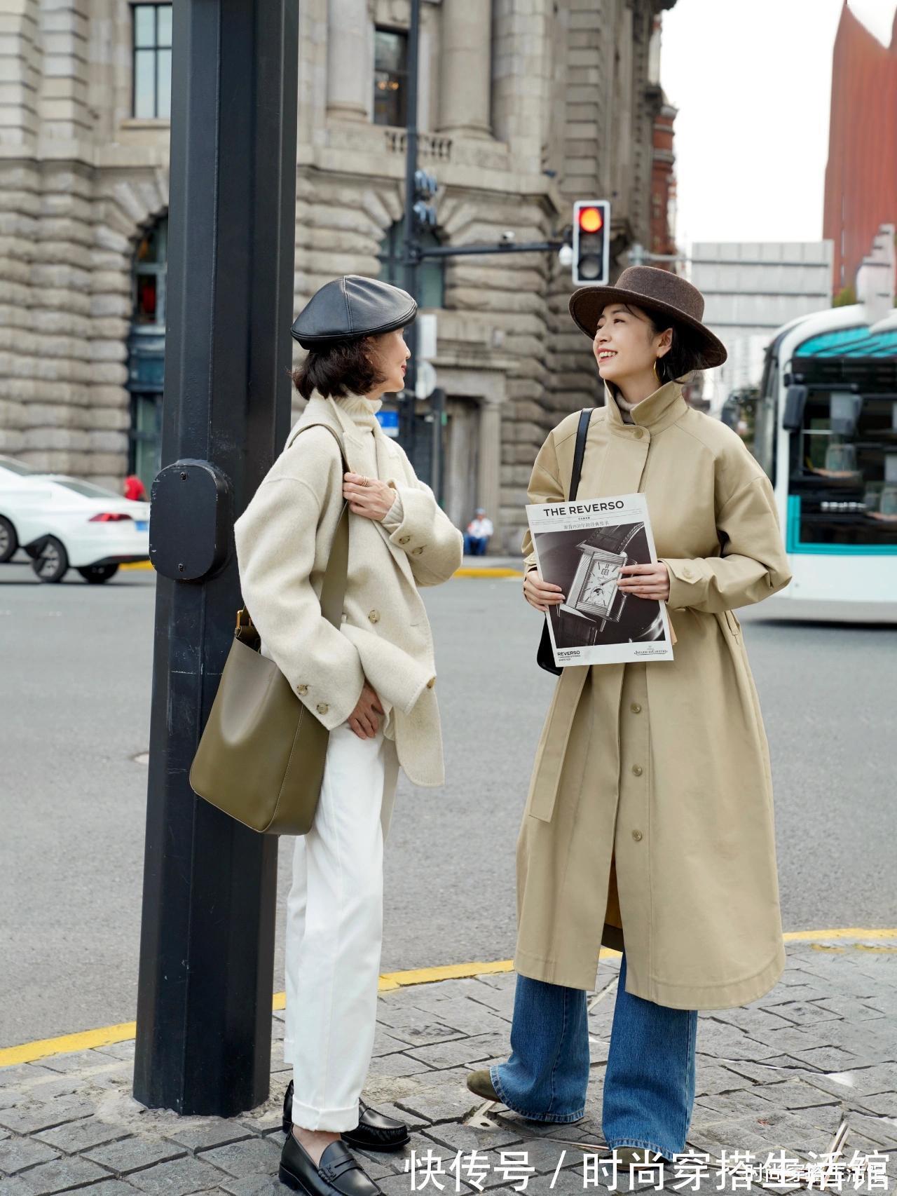 秋冬 看了三木妈妈的穿搭,突然发现,中年女人还是选这些大衣更洋气