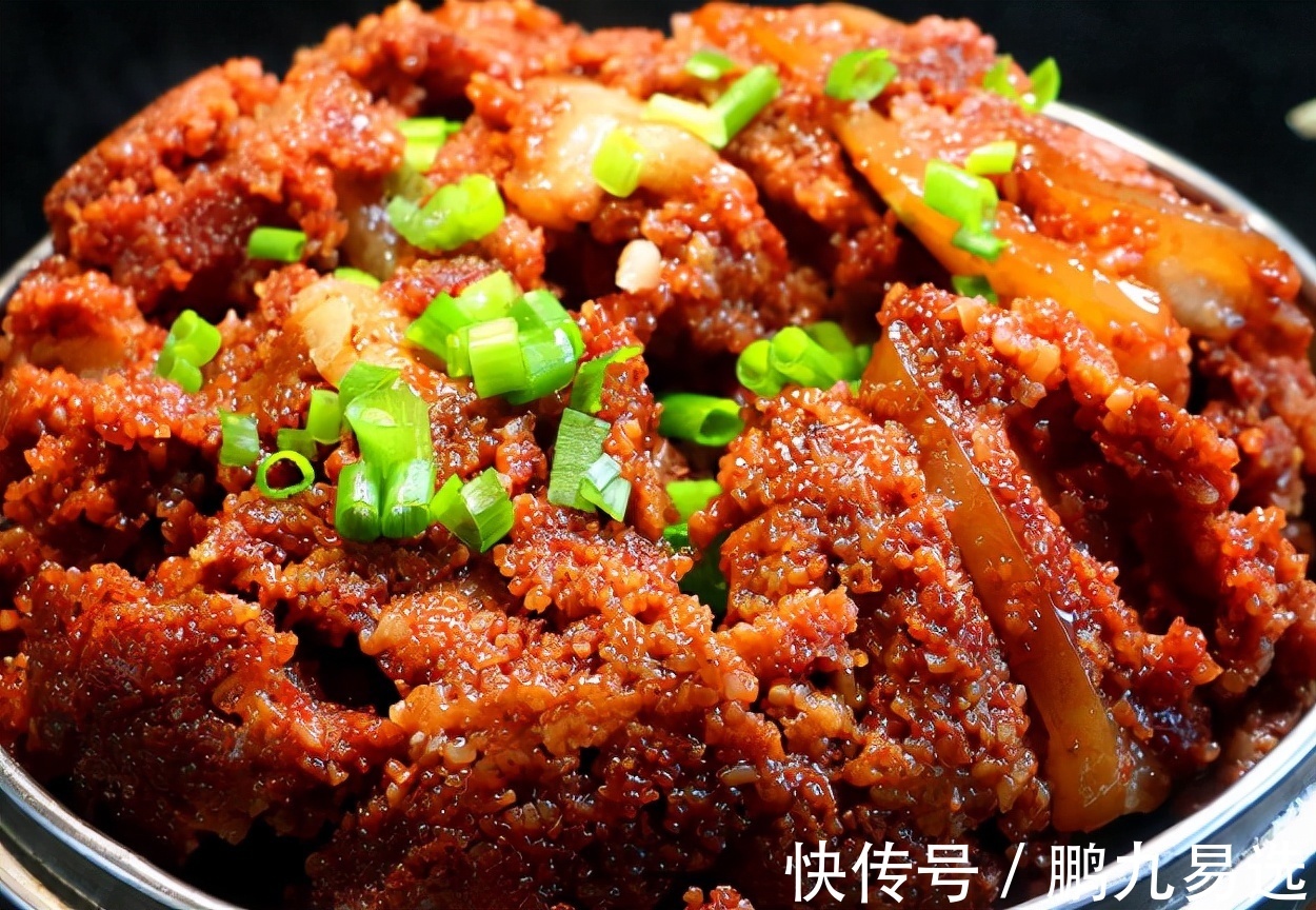 美味|不要出去买了，不加一滴水的粉蒸肉，两分钟搞定，美味又卫生