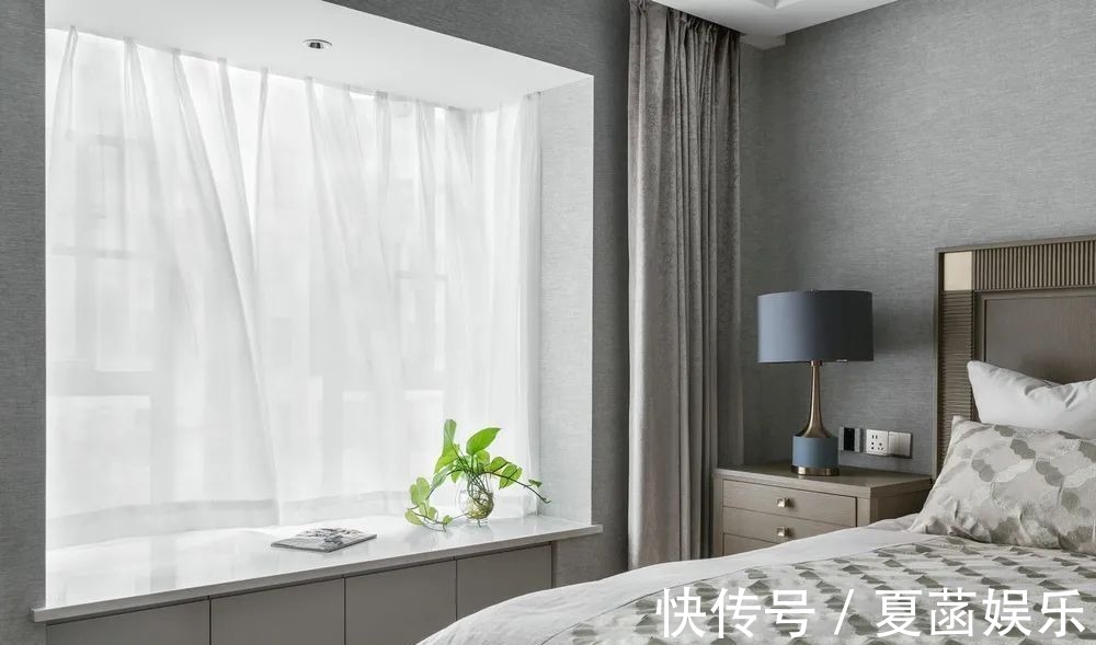 灰色调|178㎡现代美式,当美式遇上高级灰,营造简约华丽的美