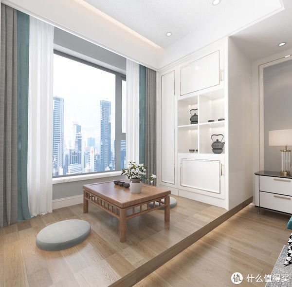 玄关|她45㎡loft公寓，坚持装修轻奢风，巧用线条，装出高级感，有品位