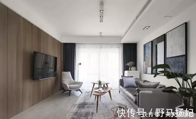 简装|100㎡小三房,发现简装也能这么吸引人,清新又耐看!