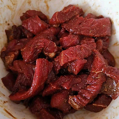 超简单美味无油牛肉干