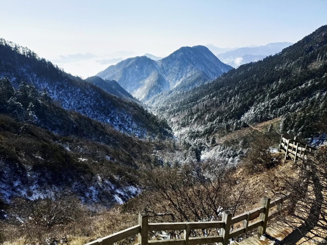 西岭雪山犹如仙境