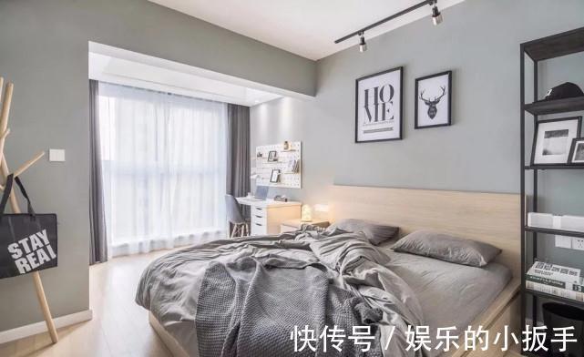 人工吊顶|75平北欧风二居室，满墙的储物柜再也不担心东西放不下