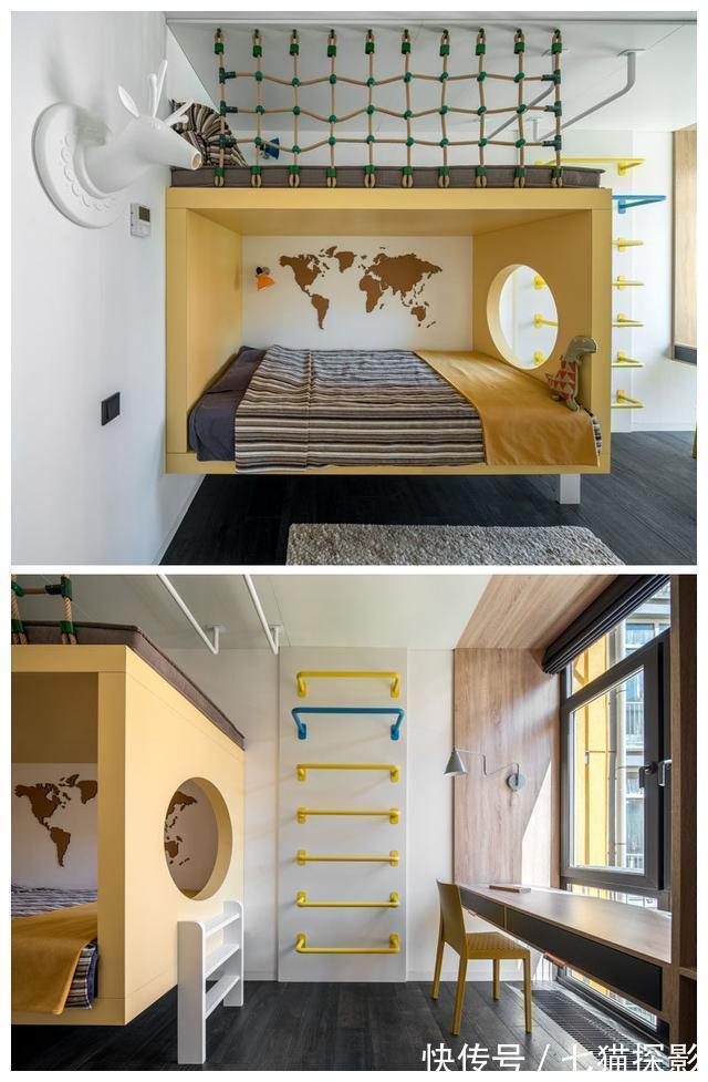 装修|公寓装修改造,一个玻璃隔断划分三间卧室出来,外国佬就是会玩