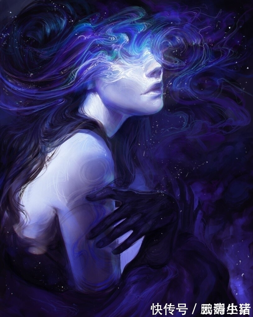 暴风雪$画师将自然元素“拟人化”,雷暴和闪电是双胞胎,太阳女神超霸气