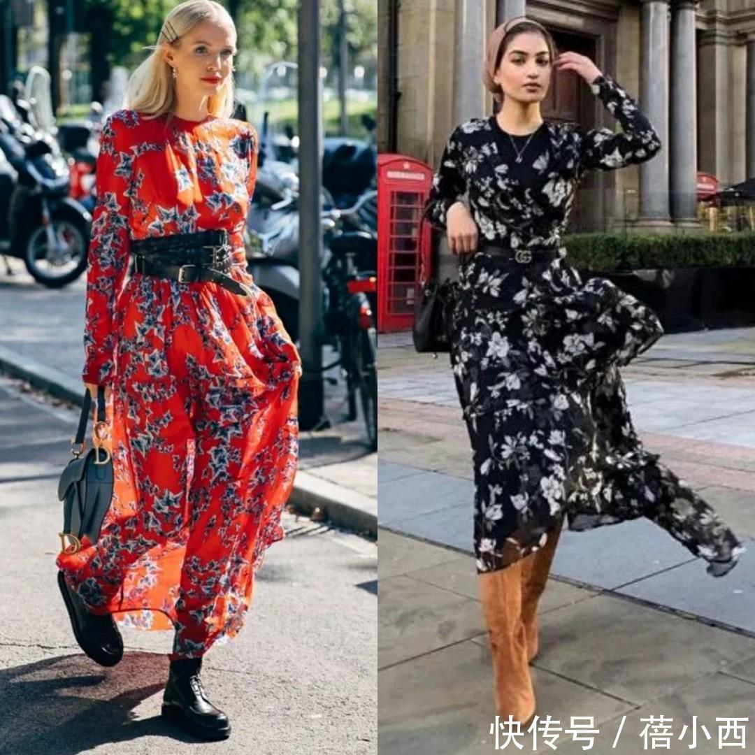 大妈|碎花裙穿出大妈土气感?学会这5点穿搭法,教你化身氛围感美女