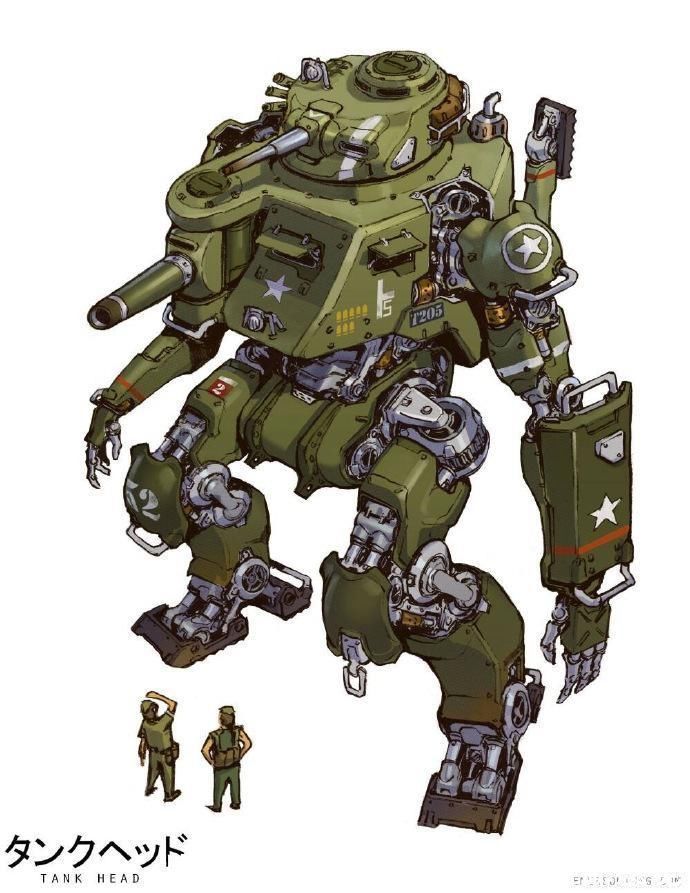 机甲|模玩控:不同国家的机甲设计,人形坦克、螃蟹、鸡机甲大家喜欢哪个?