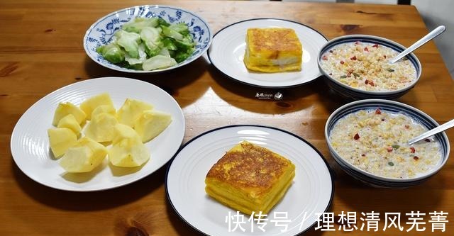 天冷我家早餐这样安排，不用早起，简单快捷又营养，家常实惠！