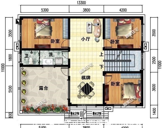 真石漆|花最少的钱，建最经济实用的房，这3栋二层别墅一定不能错过！