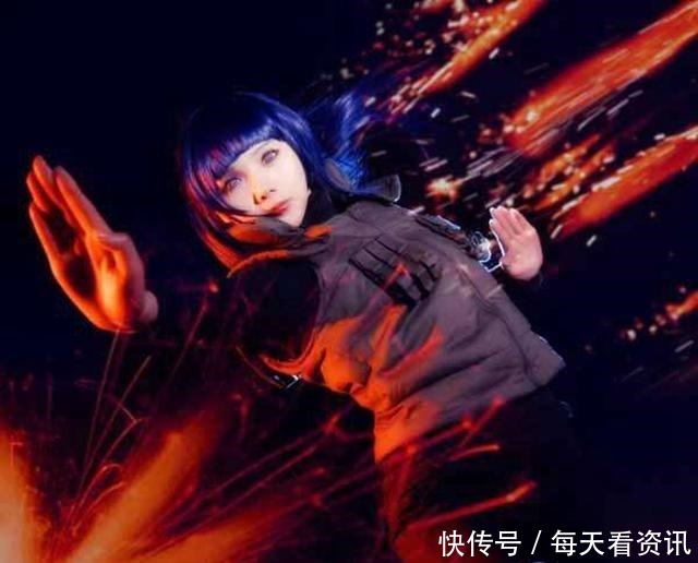 雏田|火影忍者真人版雏田，5款最美cos，最后一个“美到爆炸”