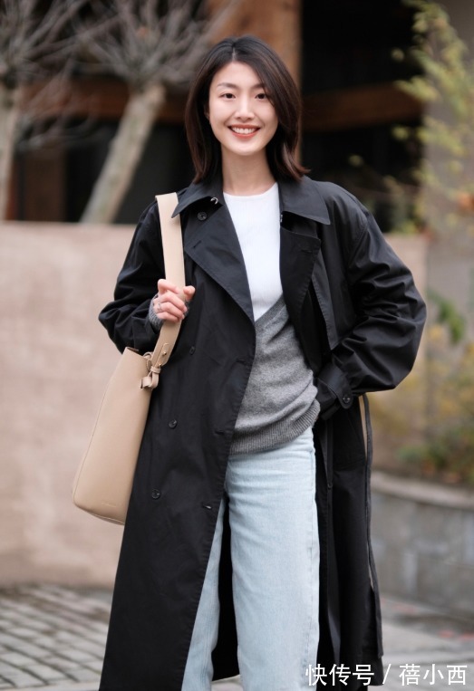 大长腿 收起你的卫衣!瞧今年早春流行的“长风衣”,这样搭配回头率100%