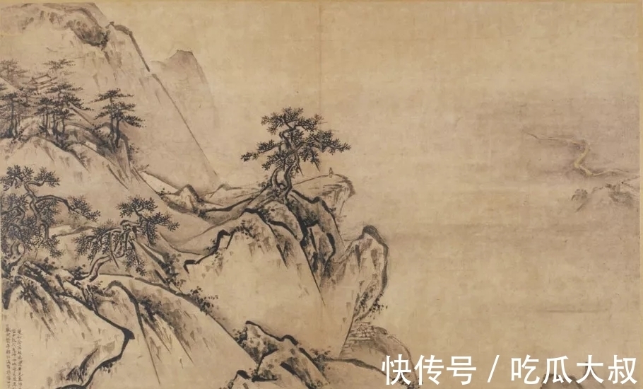 王履&由元入明第一个山水画家,看似宋代绘画,风格奇险,震撼人心!