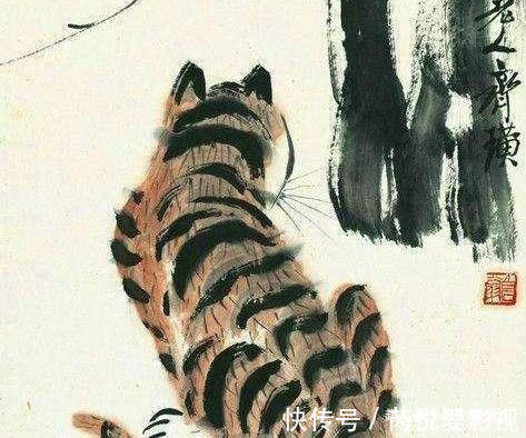 齐白石&齐白石画了只没头的老虎,为何拍卖出3200万?放大10倍再看看