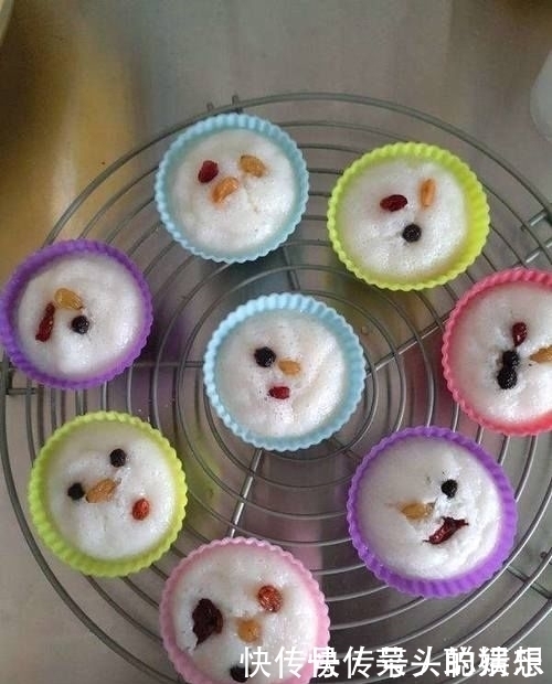 一袋牛奶俩鸡蛋,教你用糯米粉做发糕,养胃健脾蓬松软糯超好吃