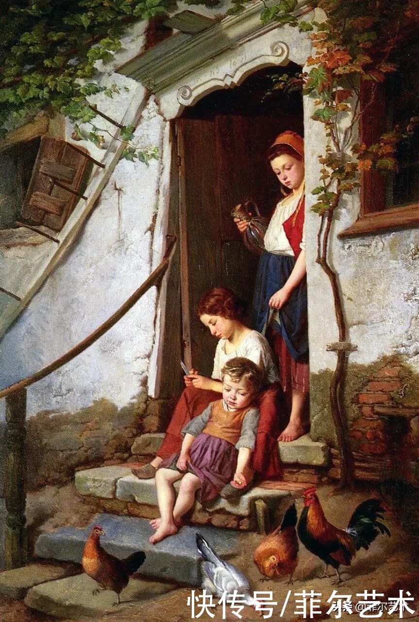 蒂奥多·|乡村生活~比利时画家蒂奥多·杰拉德油画作品欣赏