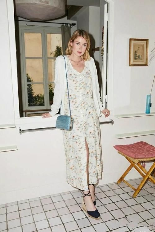 “法式开衫”才是春天的标配，青春又洋气，每一套搭配都好想要！