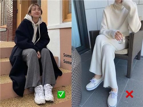 秋冬万能的阔腿裤,搭配什么鞋子才好看,这3款不容错过
