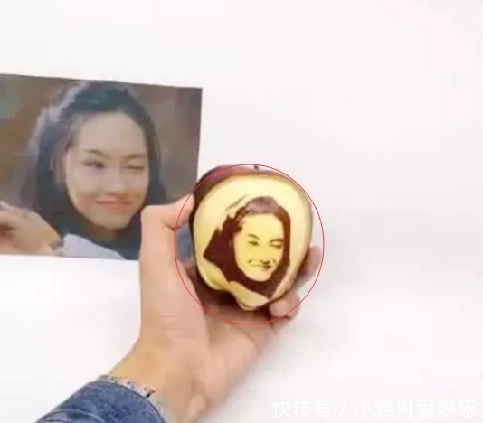 苹果|男子用苹果雕刻紫霞仙子,看见成品后网友:我的手可能跟谁拼过命