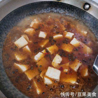 这样做#豪吉川香美味#麻婆豆腐，隔壁小孩都馋哭了