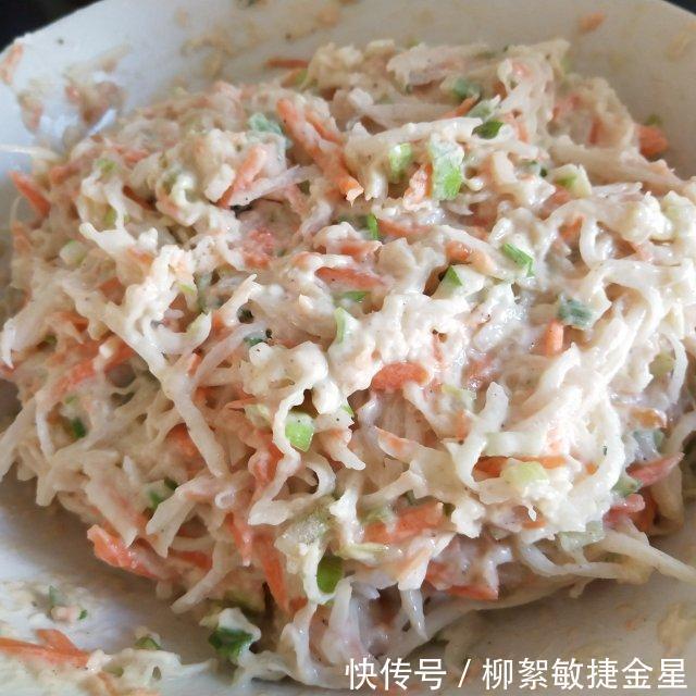 白萝卜|白萝卜丸子,外酥里软,喷香好吃