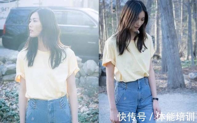 穿搭 白T恤不受宠了,今年流行糖果色T恤,青春时髦还显白!