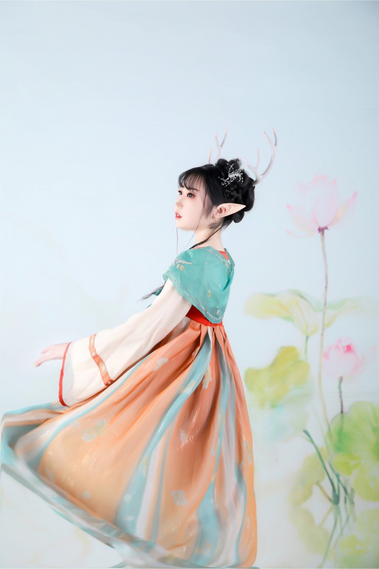 神鹿|王者荣耀 瑶遇见神鹿cosplay