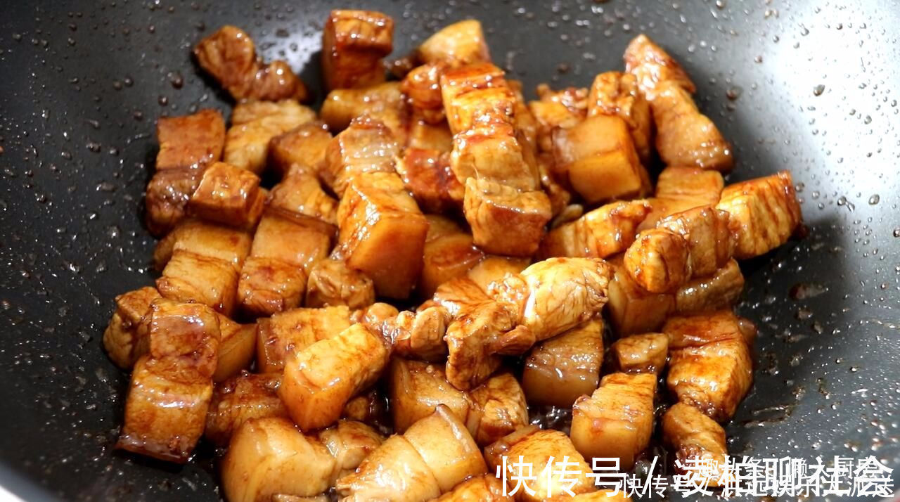 八爪鱼|不用焯水,不用炒糖色,用八爪鱼炖出来的红烧肉,肉香四溢