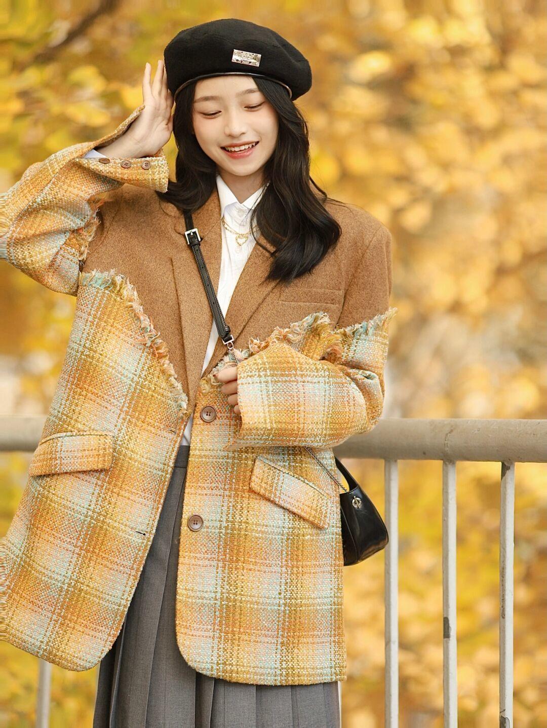 黄黑皮|冬天职场通勤怎么穿?看看这些干练利落的“西装”搭配,时髦精致